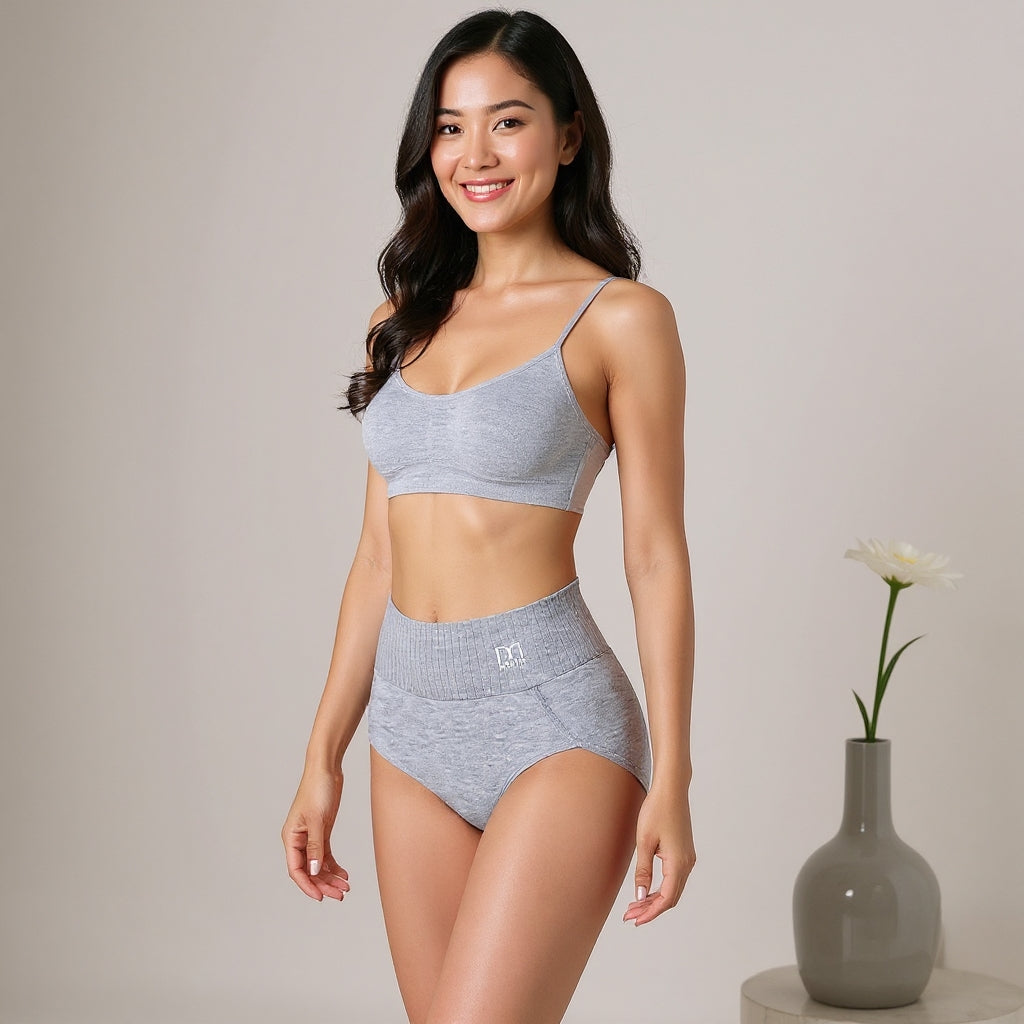 SilkForm™ High-Waisted Comfort Panties (6-Pack) Tummy Support & No Rolling Waistband