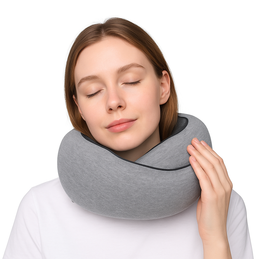 TravelEase™ Ergonomic Neck Pillow