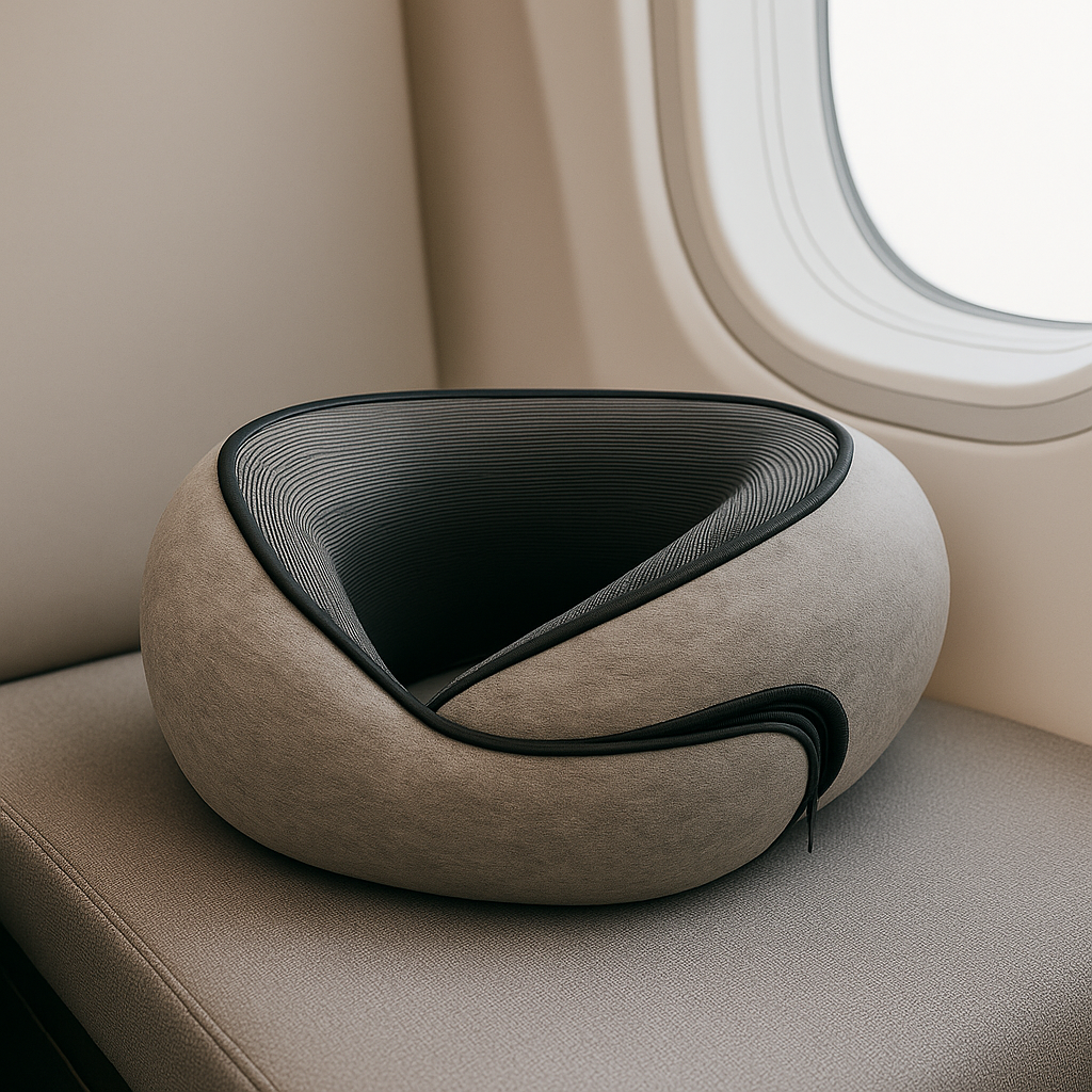 TravelEase™ Ergonomic Neck Pillow