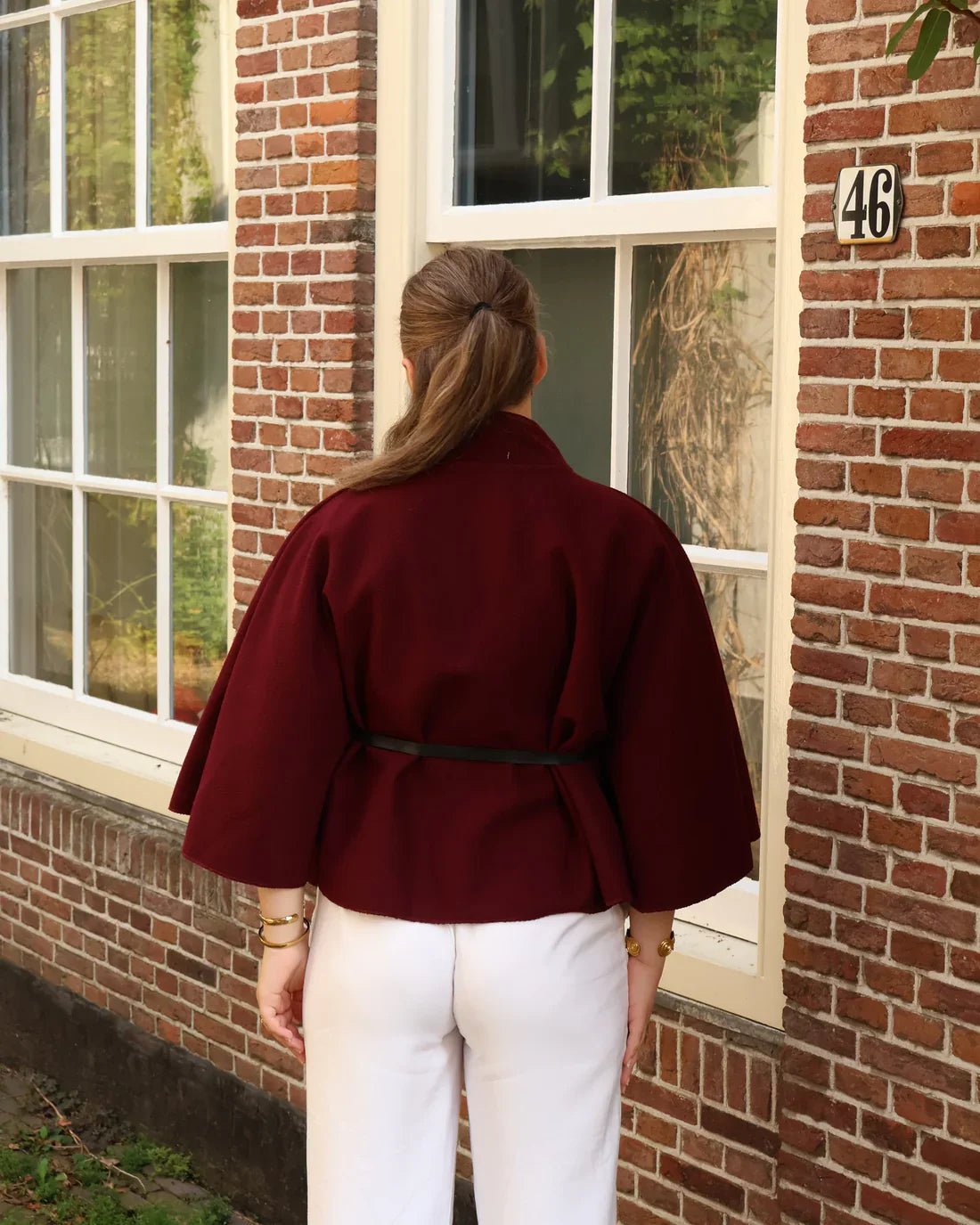 Wool Blend Belted Coat – Elegant Silhouette for Cold Days