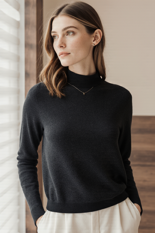 Isabella – Elegant Knit Turtleneck for Winter Warmth & Style