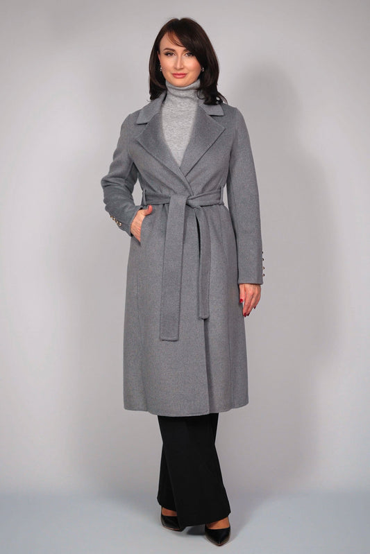 Women’s Wool-Blend Coat – Tailored Fit, Soft Texture, Elegant Fall Style