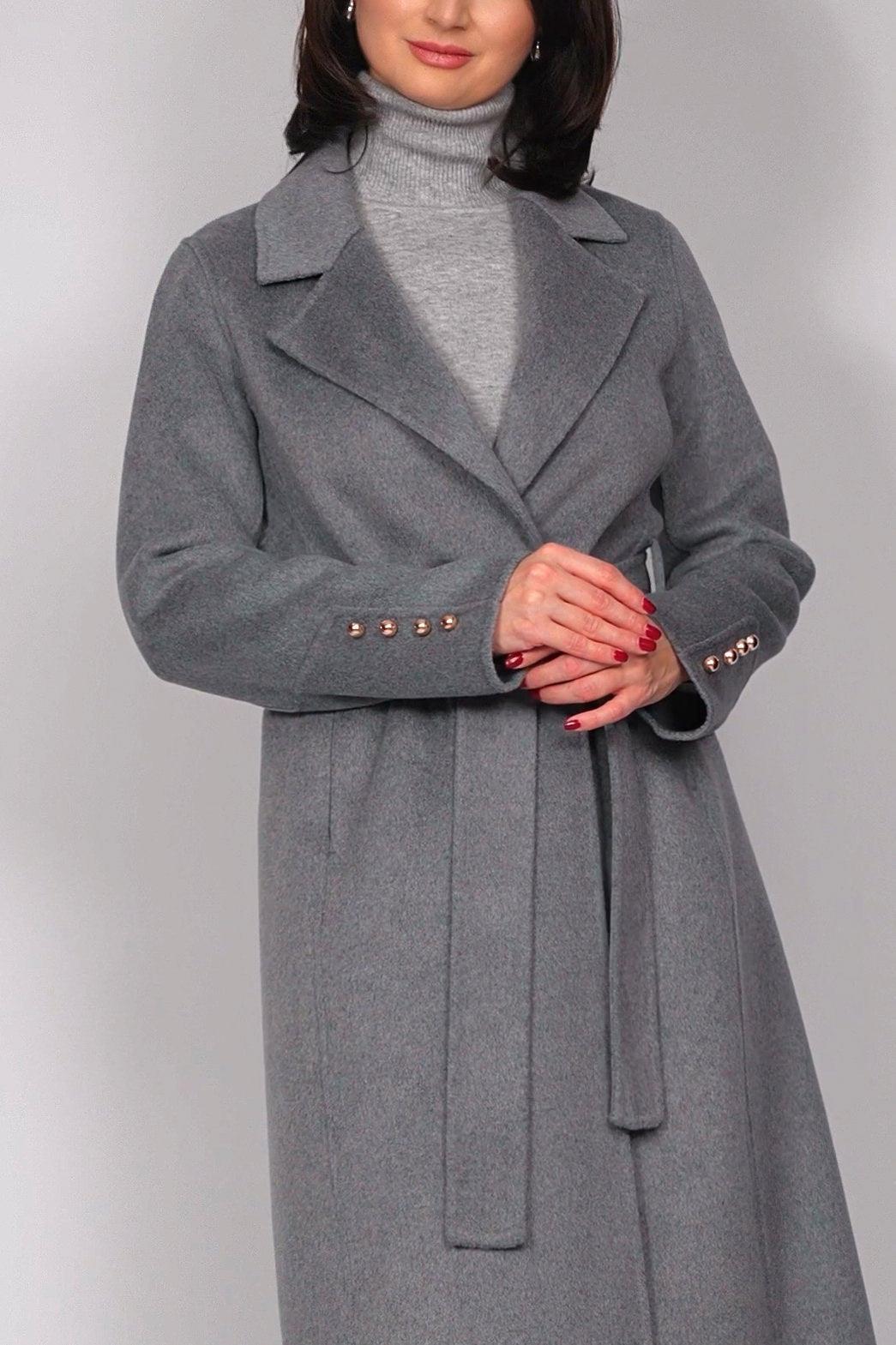 Women’s Wool-Blend Coat – Tailored Fit, Soft Texture, Elegant Fall Style